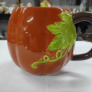 Orange pumpkin mug